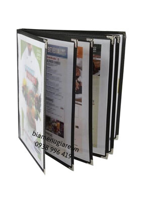 bìa menu kiếng