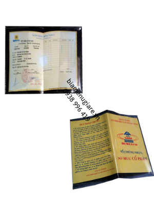 Bìa nhựa bao sổ 