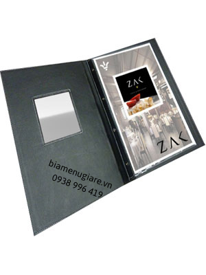 bìa menu kiếng
